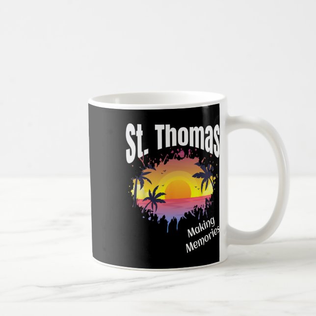 St Thomas Skapar minnesmatchningar som matchar fam Kaffemugg (Höger)