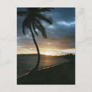 St Thomas solnedgångvykort Vykort