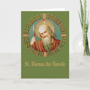 St Thomas the Apostle (JMAS12) Blank Hälsning Kort