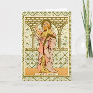 St. Thomas the Apostle (RLS 18) Blank Hälsning Kort
