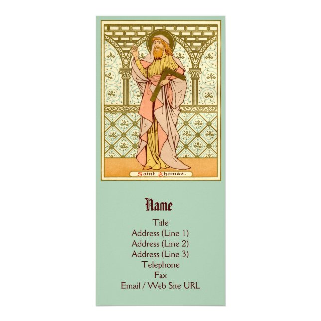 St. Thomas the Apostle (RLS 18) (Stil 1) Reklamkort (Framsidan)