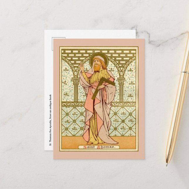 St. Thomas the Apostle (RLS 18) Vykort (Fram/Back In Situ)