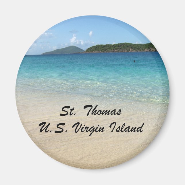 St. Thomas, U.S. Virgin Island Magnet (Framsidan)