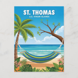 St Thomas US-öarna Vykort