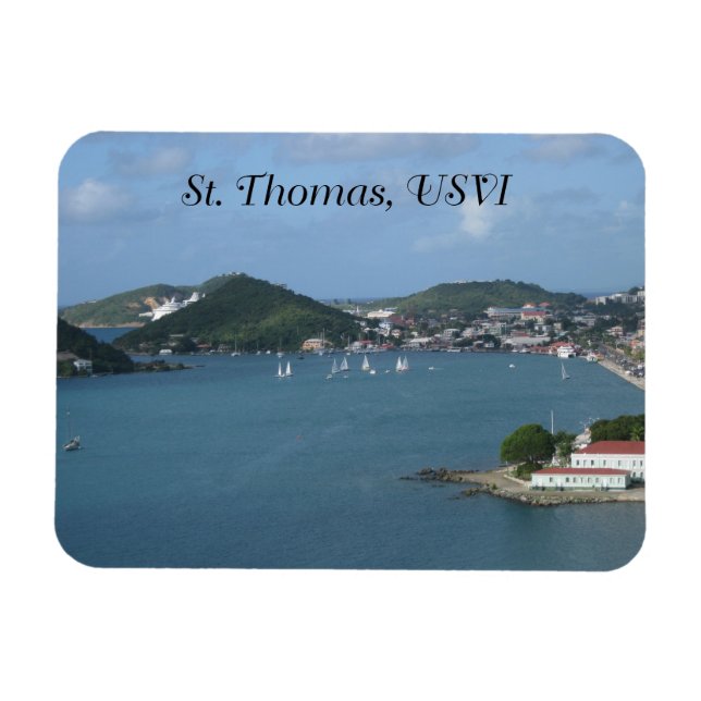 St. Thomas USVI Magnet (Horisontell)