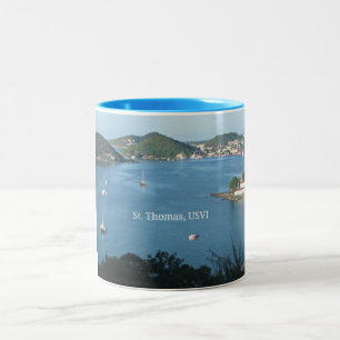 St. Thomas, USVI Två-Tonad Mugg