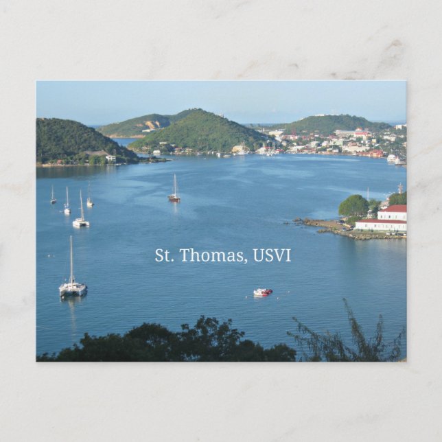 St. Thomas, USVI Vykort (Framsida)