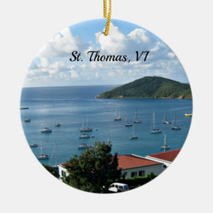 St. Thomas, VI Julgransprydnad Keramik