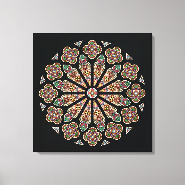 St. Thomas Window canvas 24x24 tum (Framsida)