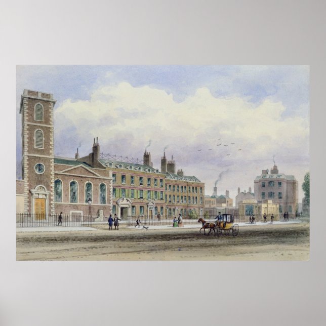 St. Thomas's Church, Southwark, London Poster (Framsidan)