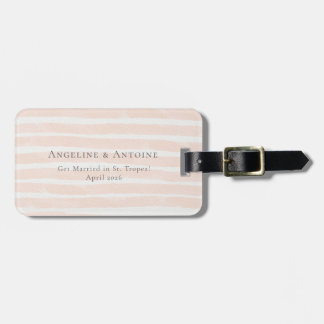 St. Tropez Destination Wedding Bagagebricka
