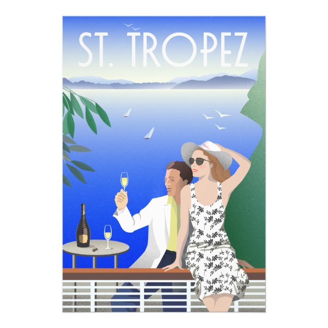 St. Tropez Fototryck (Framsidan)