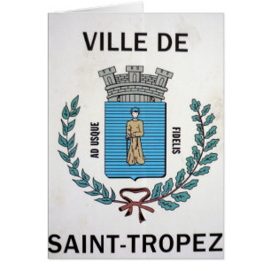 st tropez ville hälsningskort