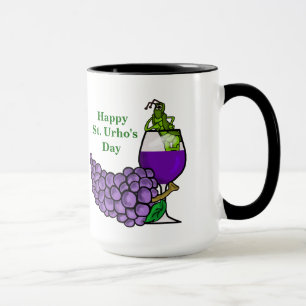 St. Urho Grasoper i Vin Glass Mugg