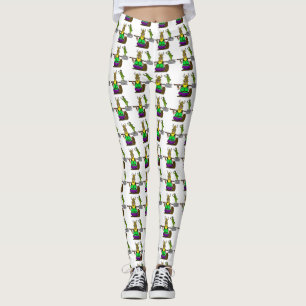 St. Urho med Grashopper på Pitchfork Leggings