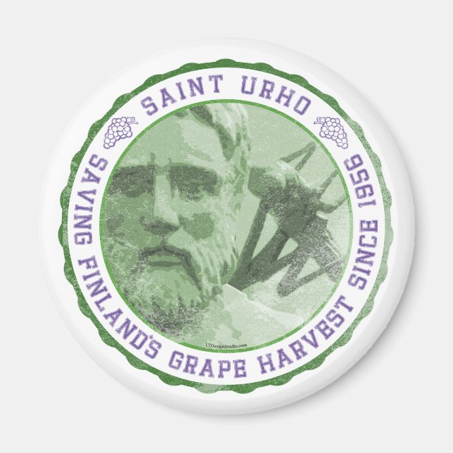 St. Urho Seal - Magnet (Framsidan)