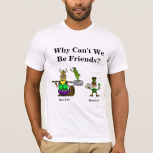 St. Urho & St Patrick T-tröjakombination T Shirt