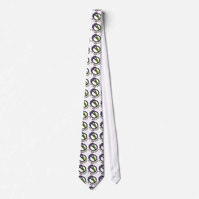St. Urhos dag Grashopper Ban Roligt Necktie Slips (Framsida)