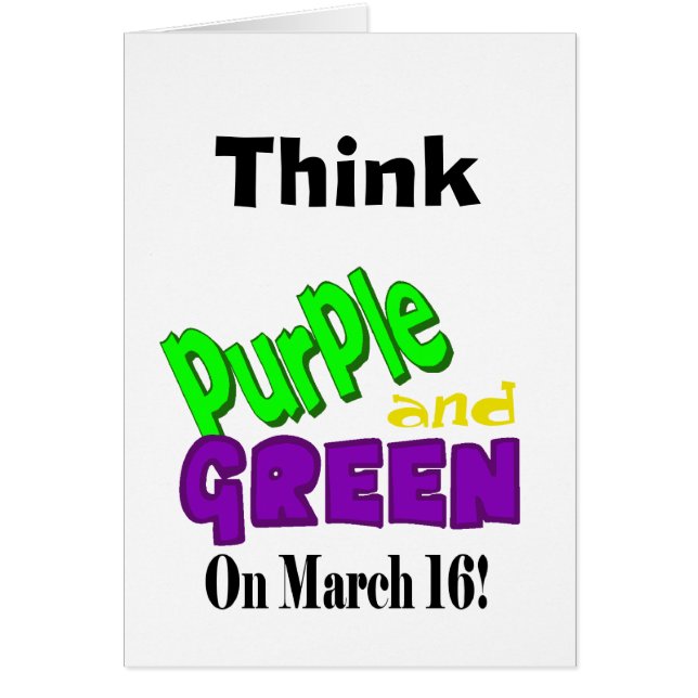 St. Urhos dag-rhyme- eller Reason-fonkort Hälsningskort (Framsidan)