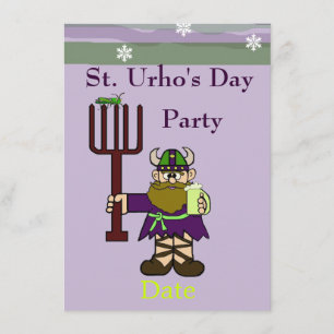 St. Urhos fest på dagen med St. Urho Inbjudningar