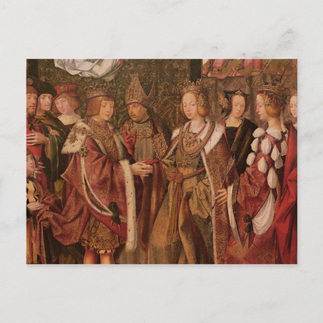 St. Ursula och Prince Etherius Vykort (Framsida)