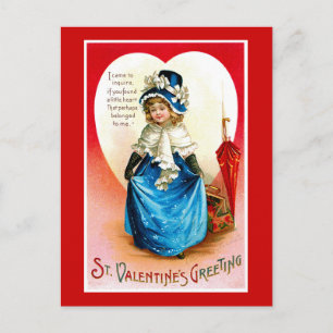 St. Valentin hälsning Helg Vykort