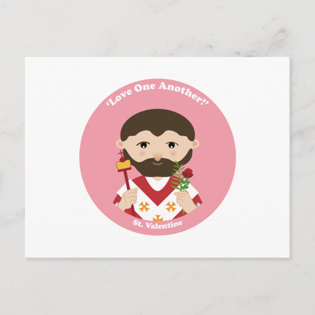 St. Valentin Helg Vykort (Framsida)
