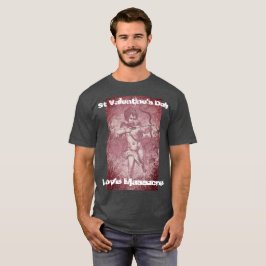 St-valentin manar för massaker för kärlek för dag t-shirt
