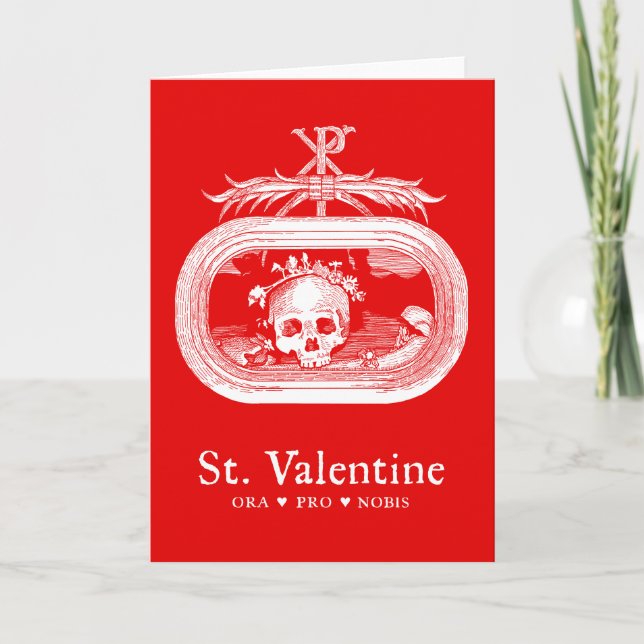 St. Valentine-hälsningskort Helgkort (Framsida)