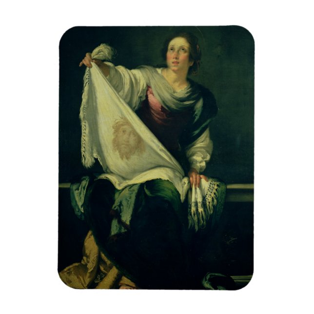 St. Veronica, 1625-30 (olja på arbetsyta) Magnet (Vertikal)