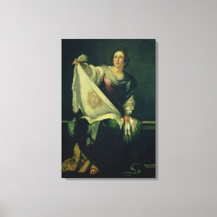 St.-Veronica, 1625-30 (olja på kanfas) Canvastryck
