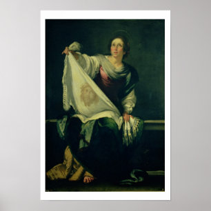 St.-Veronica, 1625-30 (olja på kanfas) Poster