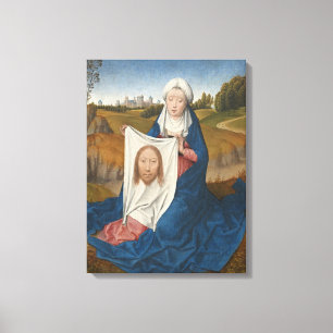 St.-Veronica, c.1470-1475 (olja på panel) Canvastryck