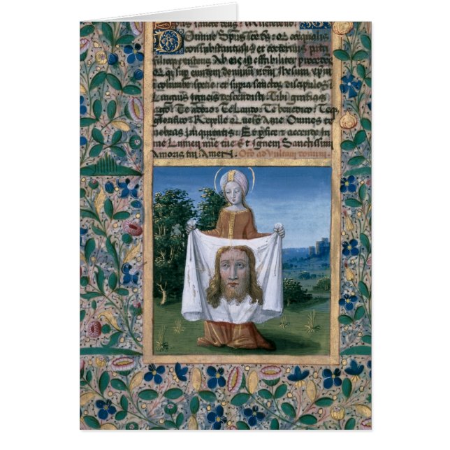 St. Veronica Hälsningskort (Framsidan)