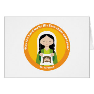 St. Veronica Hälsningskort