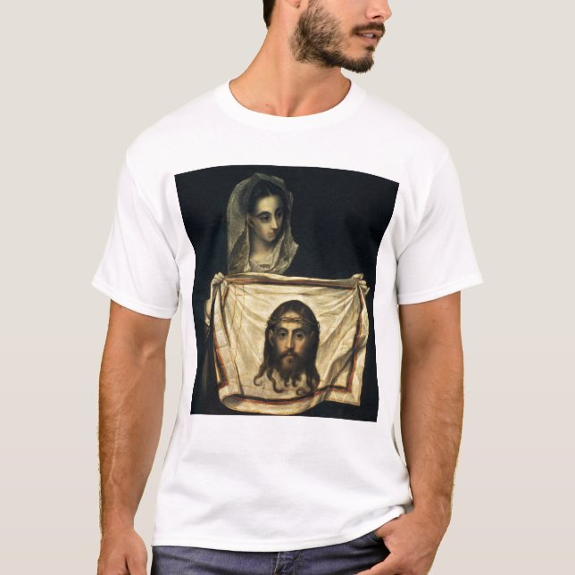 St.Veronica med Heligan Shroud Tee (Framsida)