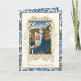 St. Veronica Religiösa Heliga Ansikte av Jesus Blo Kort