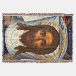 St Veronica Veil Jesus Ansikte katolska Blanket Filt