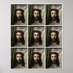 St Veronica Veil Shroud Jesus Catholic Saint Multi Poster