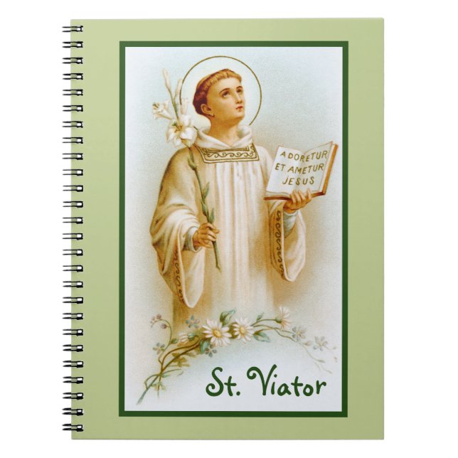 St. Viator of Lyon the Catechist (BF 02) Anteckningsbok (Framsidan)