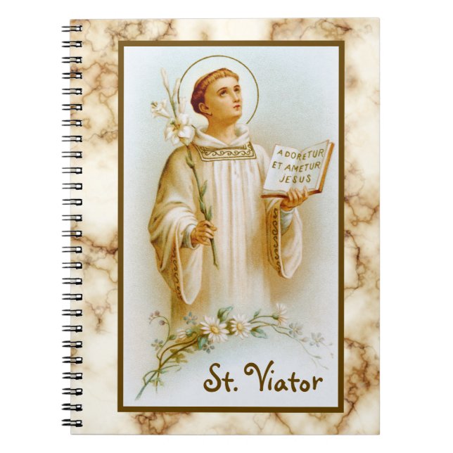 St. Viator of Lyon the Catechist (BF 02) Anteckningsbok (Framsidan)