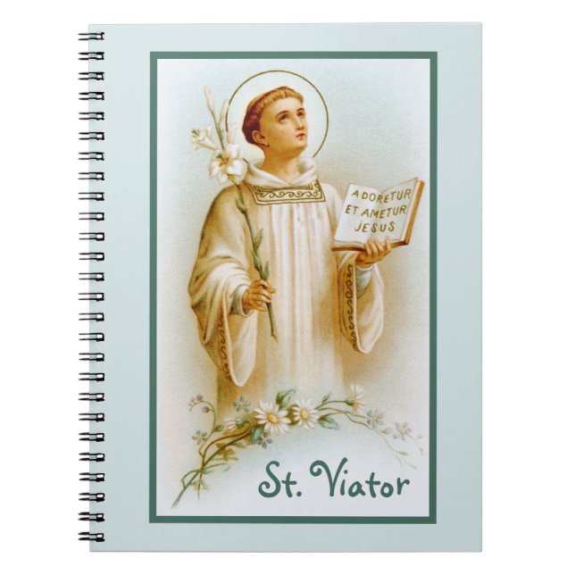 St. Viator of Lyon the Catechist (BF 02) Anteckningsbok (Framsidan)