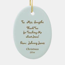 St. Viator of Lyon the Catechist (BF 02) Julgransprydnad Keramik