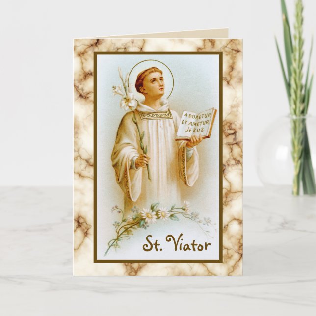 St. Viator of Lyon the Catechist (BF 02) Kort (Framsida)