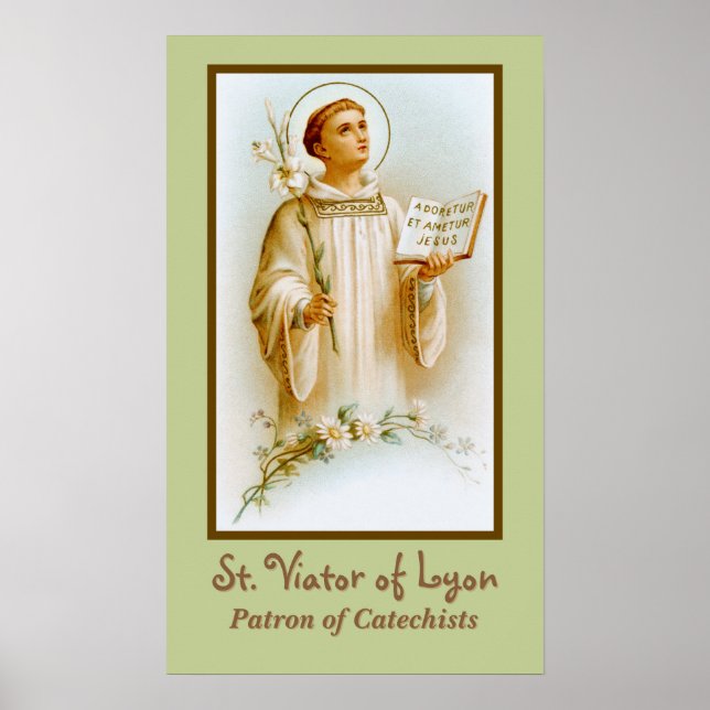 St. Viator of Lyon the Catechist (BF 02) Poster (Framsidan)