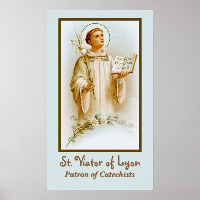 St. Viator of Lyon the Catechist (BF 02) Poster (Framsidan)