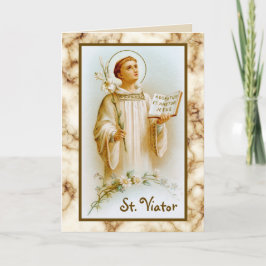 St. Viator the Catechist (BF 02) blank Kort