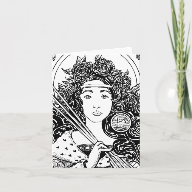 St. Victoria Notecard Kort (Framsida)