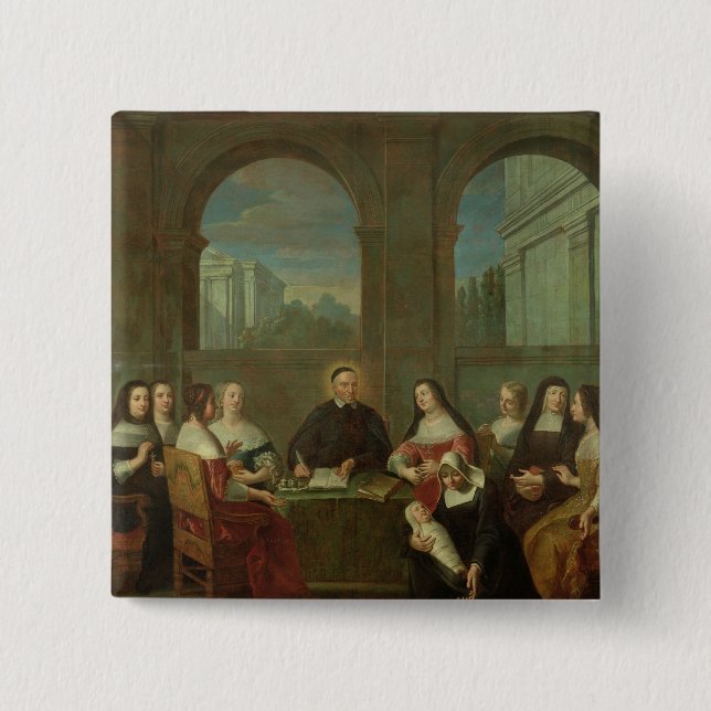 St. Vincent de Paul och systrarna av välgörenhet Knapp (Framsida)