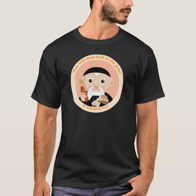 St. Vincent de Paul T Shirt (Framsida)